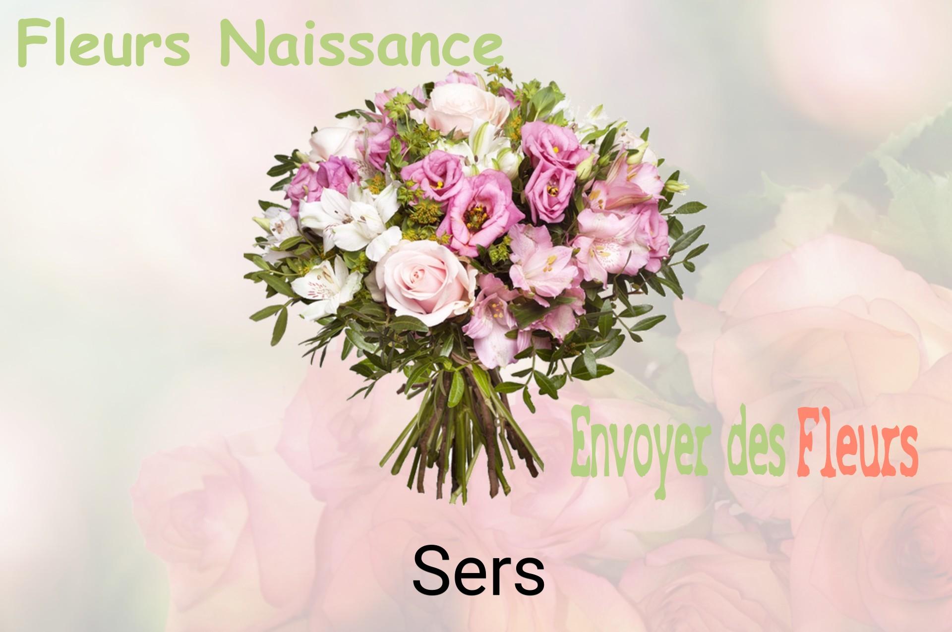 Bouquet de fleurs de naissance livré à Sers